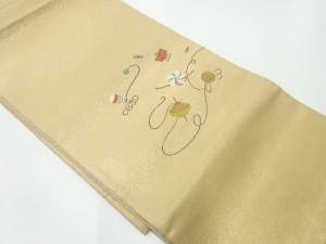 川島織物製　玩具模様織出し袋帯